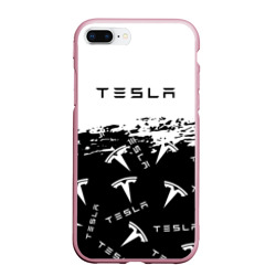 Чехол для iPhone 7Plus/8 Plus матовый [Tesla] - Black & White