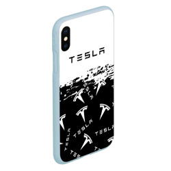Чехол для iPhone XS Max матовый [Tesla] - Black & White - фото 2
