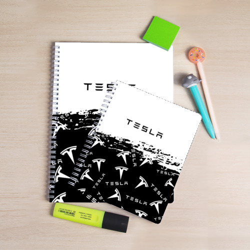 Тетрадь [Tesla] - Black & White, цвет линия - фото 3