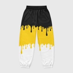 Женские джоггеры оверсайз 3D Российская Империя потёки