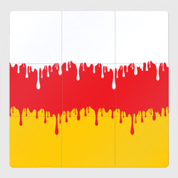 Магнитный плакат 3Х3 Северная Осетия Алания потёки