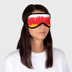Маска для сна 3D Северная Осетия Алания потёки - фото 2