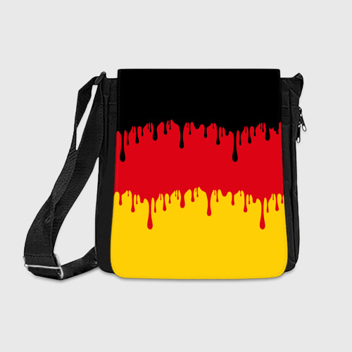 Сумка через плечо Флаг Германии (потёки)