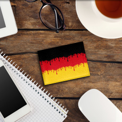 Обложка для студенческого билета Флаг Германии потёки - фото 2