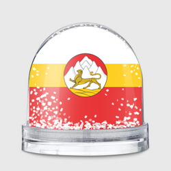 Игрушка Снежный шар Северная Осетия Алания Флаг