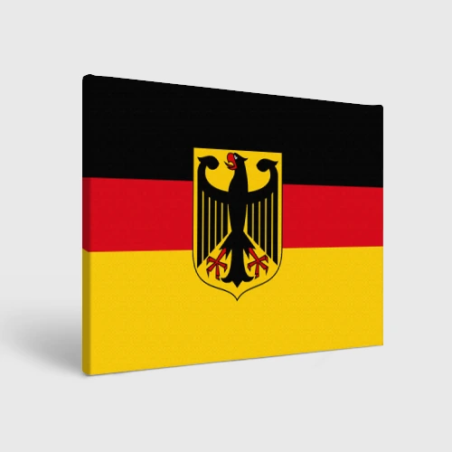 Холст прямоугольный Германия - флаг Germany