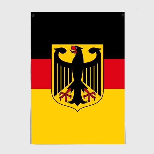 Постер Германия - флаг Germany