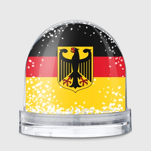 Игрушка Снежный шар Германия - флаг Germany