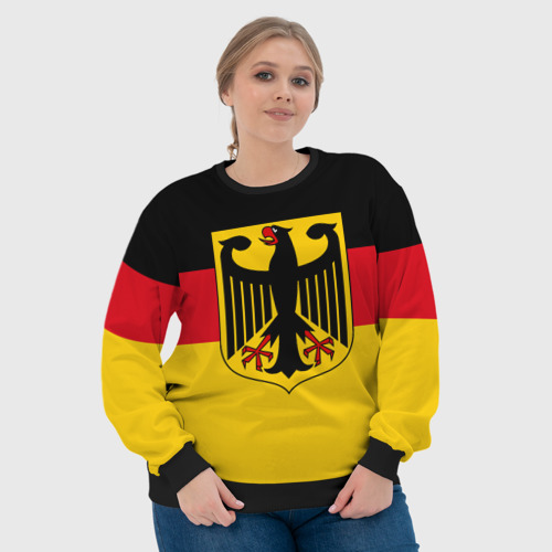 Женский свитшот 3D Германия - Germany, цвет 3D печать - фото 6