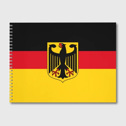 Альбом для рисования Германия - флаг Germany