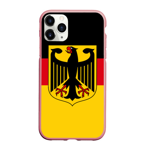 Чехол для iPhone 11 Pro Max матовый Германия - Germany, цвет баблгам