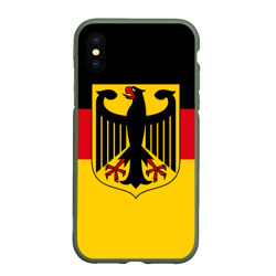 Чехол для iPhone XS Max матовый Германия - Germany