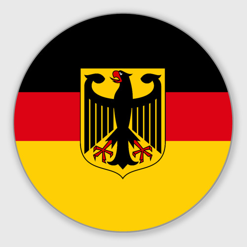 Круглый коврик для мышки Германия - Germany