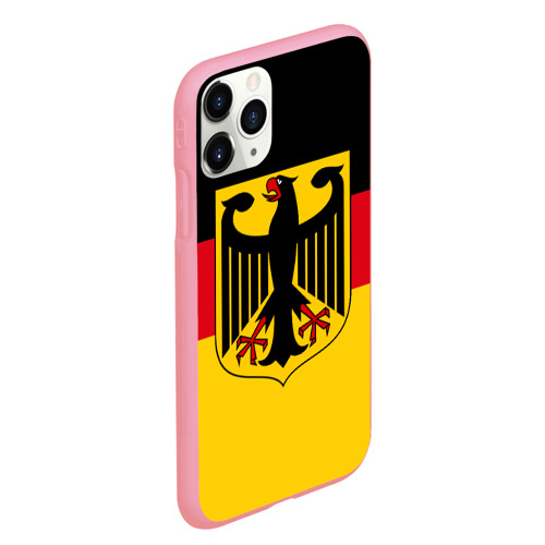Чехол для iPhone 11 Pro Max матовый Германия - Germany, цвет баблгам - фото 3