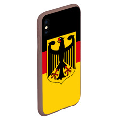 Чехол для iPhone XS Max матовый Германия - Germany - фото 2