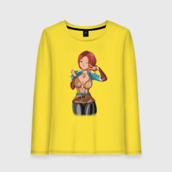 Женский лонгслив хлопок Triss Merigold by sexygirlsdraw