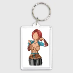 Брелок прямоугольный 35*50 Triss Merigold by sexygirlsdraw