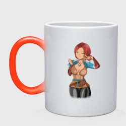 Кружка хамелеон Triss Merigold by sexygirlsdraw