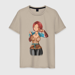 Мужская футболка хлопок Triss Merigold by sexygirlsdraw