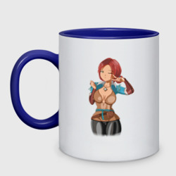 Кружка двухцветная Triss Merigold by sexygirlsdraw