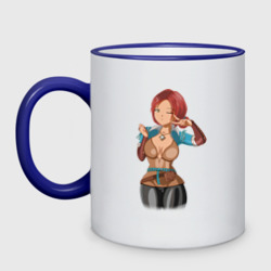 Кружка двухцветная Triss Merigold by sexygirlsdraw