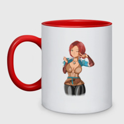 Кружка двухцветная Triss Merigold by sexygirlsdraw