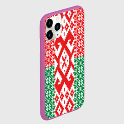 Чехол для iPhone 11 Pro матовый Белоруссия Обережные Узоры Алатырь - фото 2