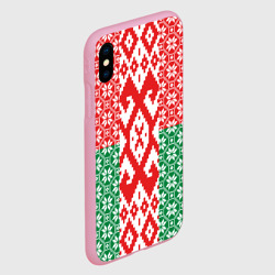 Чехол для iPhone XS Max матовый Белоруссия Обережные Узоры Алатырь - фото 2