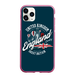 Чехол для iPhone 11 Pro Max матовый Англия England