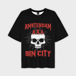 Мужская футболка oversize 3D Amsterdam Амстердам
