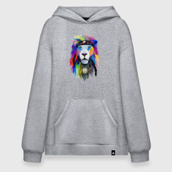 Худи SuperOversize хлопок Color lion! Neon!