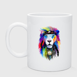 Кружка керамическая Color lion! Neon!