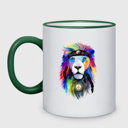 Кружка двухцветная Color lion! Neon!