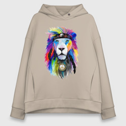 Женское худи Oversize хлопок Color lion! Neon!