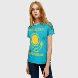 Женская футболка 3D Казакстан - фото 2