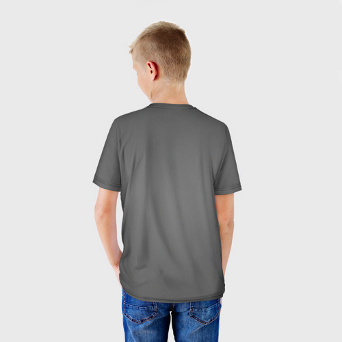 Детская футболка 3D с принтом Кря, вид сзади #2