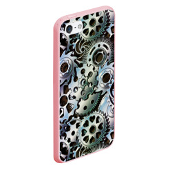 Чехол для iPhone 5/5S матовый Стимпанк шестеренки Steampunk - фото 2