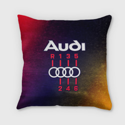 Подушка 3D Audi - коробка Глитч