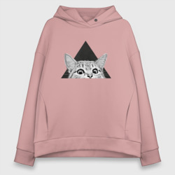 Женское худи Oversize хлопок Космокот 0004