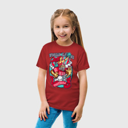 Детская футболка хлопок Регбист и чирлидер - фото 2