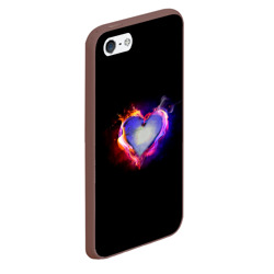 Чехол для iPhone 5/5S матовый Холодное сердце Cold heart - фото 2