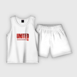 Детская пижама с шортами хлопок United Манчестер Юнайтед