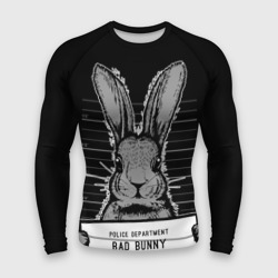 Мужской рашгард 3D Плохой кролик - bad bunny