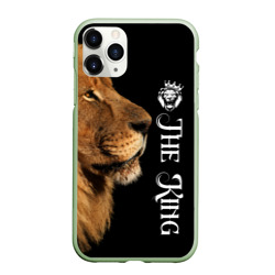 Чехол для iPhone 11 Pro матовый Лев король lion king