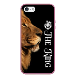 Чехол для iPhone 5/5S матовый Лев король lion king