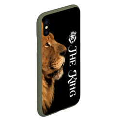 Чехол для iPhone XS Max матовый Лев король lion king - фото 2