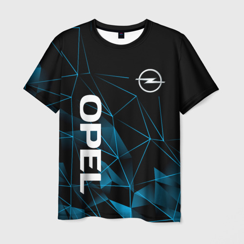 Мужская футболка 3D Opel, Опель геометрия