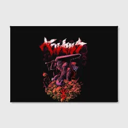 Холст прямоугольный Берсерк на черепах Berserk Клеймо - фото 2