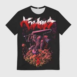 Мужская футболка 3D Берсерк на черепах Berserk Клеймо