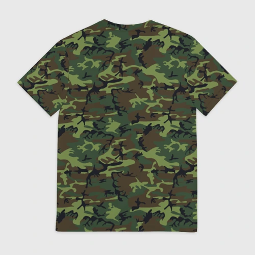 Мужская футболка 3D с принтом Генерал Пивные Войска, вид сзади #1